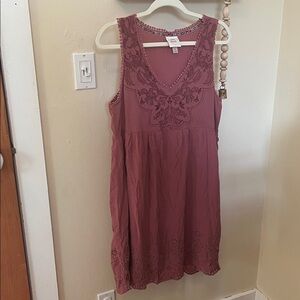 Knox Rose Sleeveless Embroidered Dress